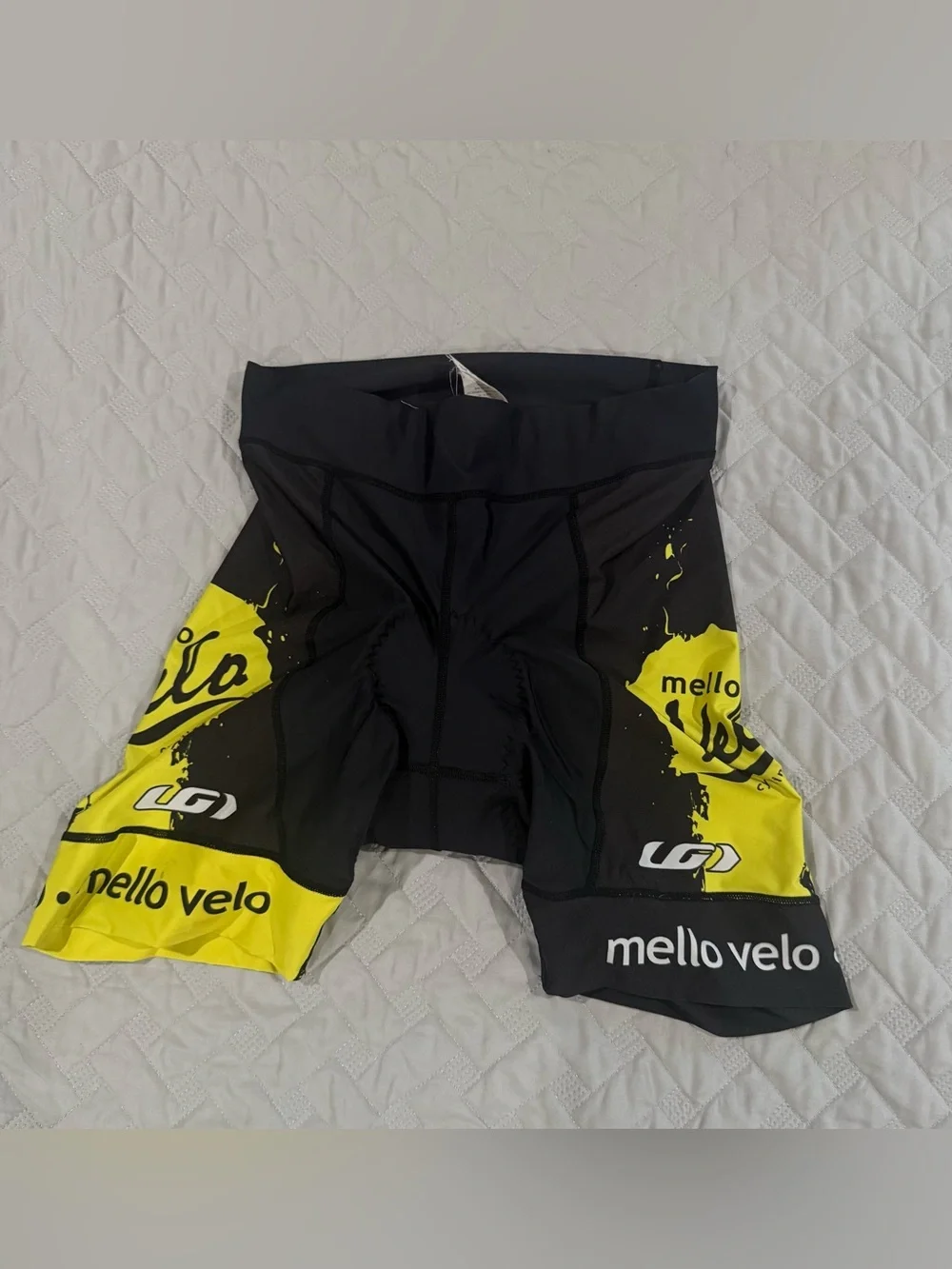 Mello Velo Women's Cycling Club Shorts Size Large Padded Compression Black Bike